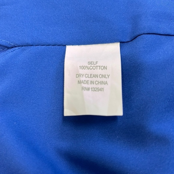 Amanda Uprichard | Dusk Mra Top Off the Shoulder Puff Sleeves Blue M - Picture 10 of 15